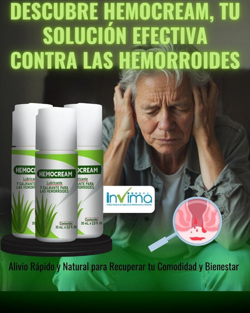 Hemocream- Solución efectiva para la Hemorroides