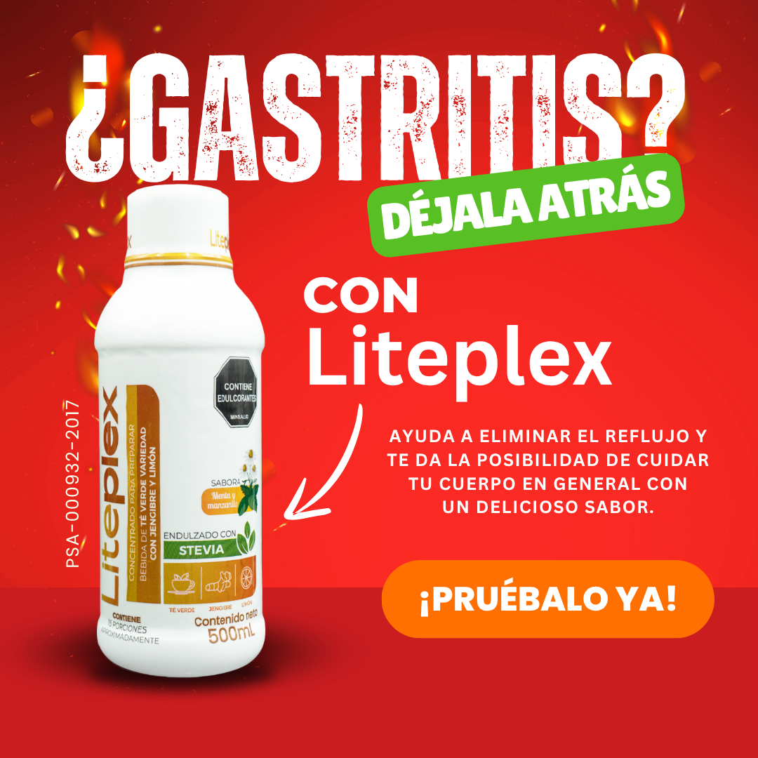 LITEPLEX - ADIÓS GASTRITIS | ACIDEZ | REFLUJO